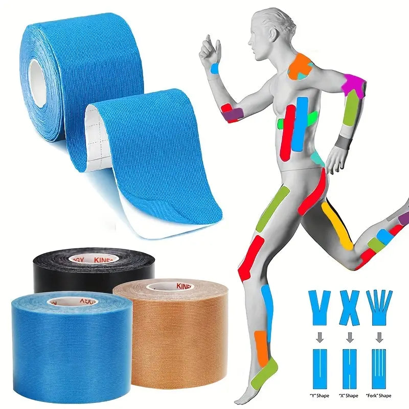 Tape Roll Kinesiology Tape for Muscle and Joint, Skin Protection