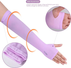 Sleeves UV Cooling Arm Men & Women Sports with Thumb Hole