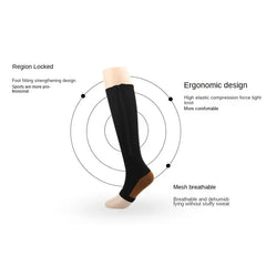 Compression Socks Black for Improved Circulation and Blood Flow