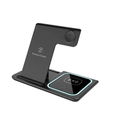 3-in-1 Fast Charging Station, Folding Wireless Charger Stand For iPhone...