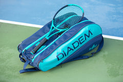 Diadem Tour 12 Pack Elevate Racket Bag (Teal/Navy)