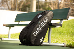 Diadem Tour 12 Pack Nova Racket Bag (Black/Chrome)