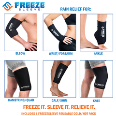 Freeze Sleeve - Black ICE/HOT  On the Go Therapy